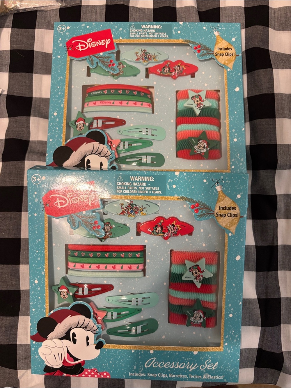 Disney Minnie Mouse Hair Accessory Set - Red, Green & Mint